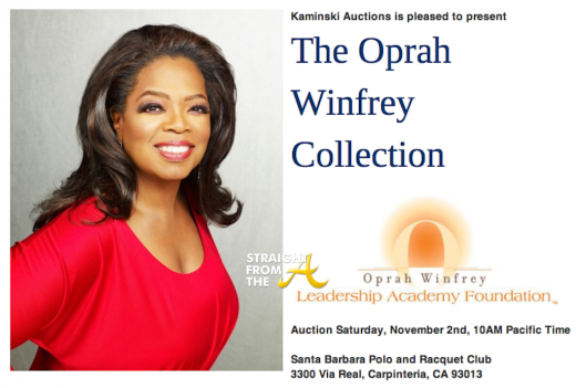 Oprah Winfrey Collection Auction StraightFromTheA