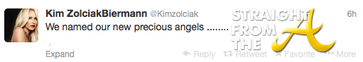 Kim Zolciak Twins Tweet