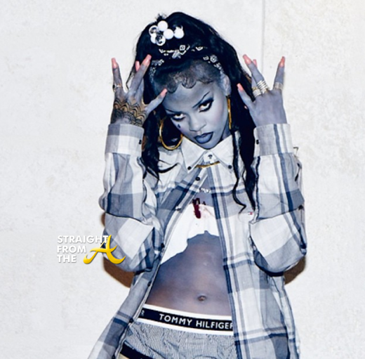 Rihanna as Shy Girl Latina Gangbanger 2013 0