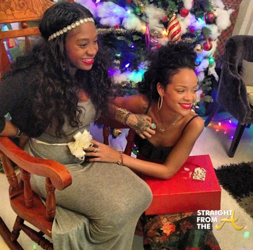 Rihanna and Cousin Christmas 2013 - Straight From The A [SFTA ...