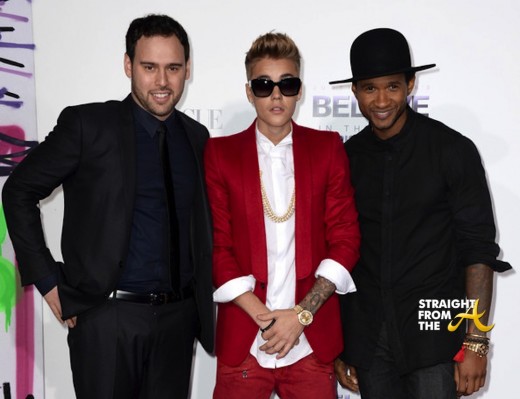 Usher Justin Bieber Premiere 2013-1