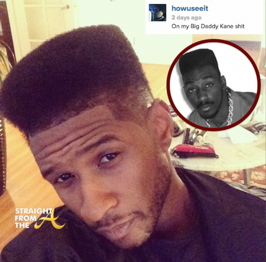 Usher Raymond Haircut  Big Daddy Kane 2014 StraightFromTheA 2