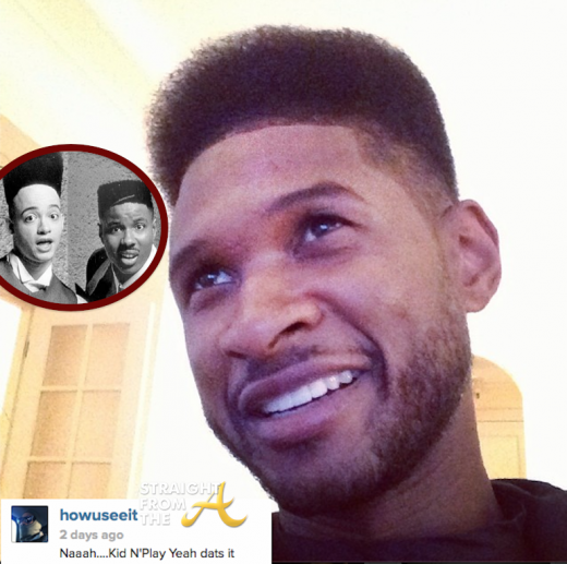 Usher Raymond Haircut Kid n Play  2014 StraightFromTheA 3