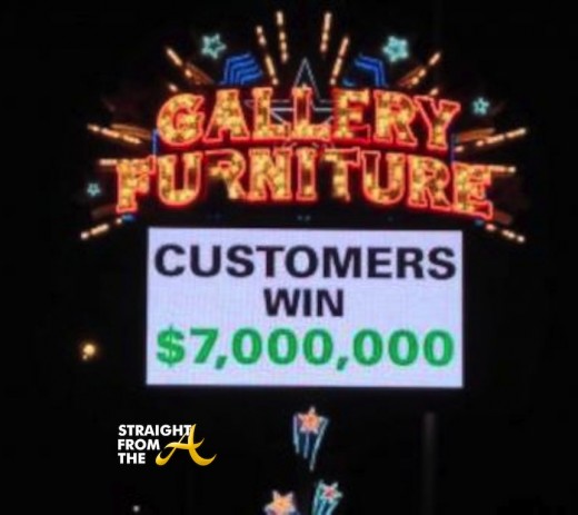 Gallery Furniture Super Bowl Bet 2014