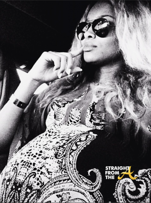 Ciara Baby Bump March 2014 5