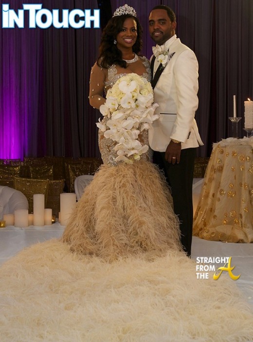 Kandi Burruss Todd Tucker Wedding Photo Dress StraightFromTheA
