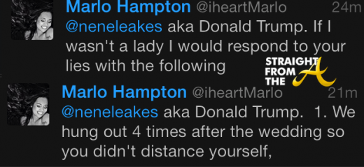Marlo Hampton vs Nene Leakes 2014 StraightFromTheA