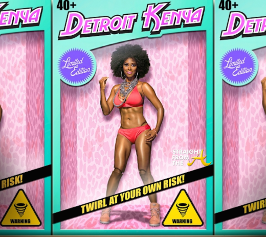 Detroit Barbie - Kenya Moore 2014 Calendar StraightFromTheA-12