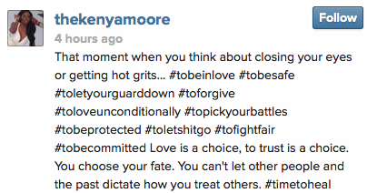 Kenya Moore Instagram Boyfriend StraightFromTHeA 2 2014