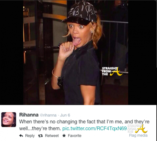 Rihanna TLC Tweet - StraightFromTheA