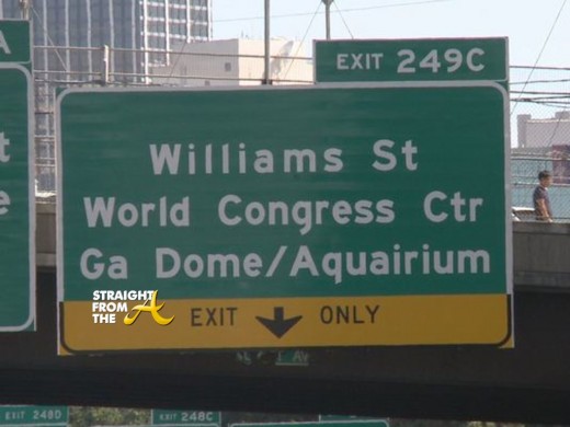 Georgia Dome/Aquarium Sign Misspelled 2014