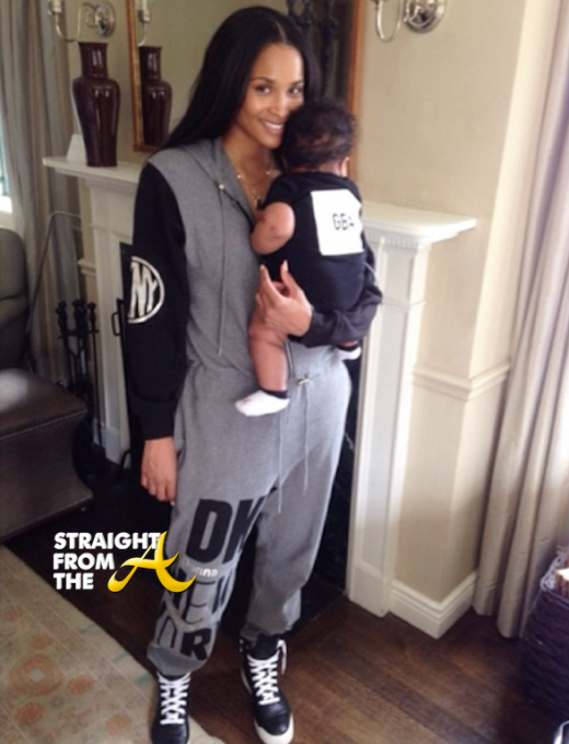 Ciara and Baby Future - NYC 2014 - StraightFromTheA 5