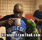 T.I. Kermit Sips Tea