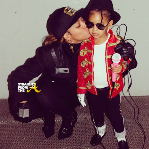 Beyonce and Blue Ivy - Halloween 2014