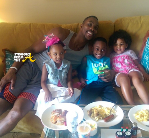 Dwight Howard and kids 2014