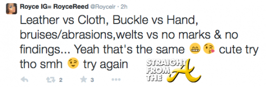 Royce Reed Tweet