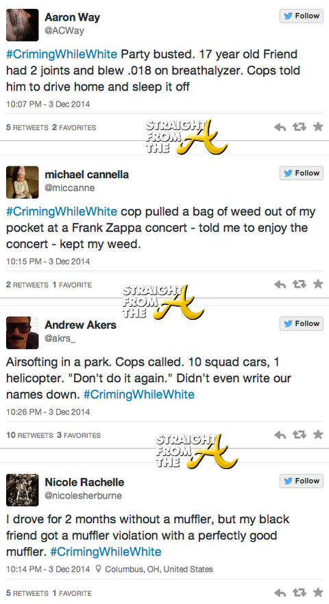 CrimingWhileWhite Twitter - StraightFromTheA