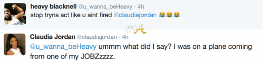 Claudia Jordan Tweet