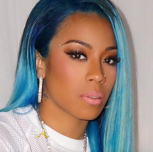 Keyshia Cole Blue Hair 2015 6