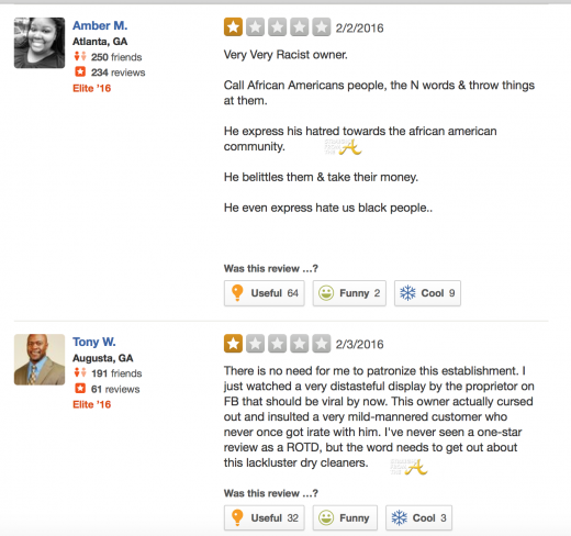 Yelp Page Reviews 1