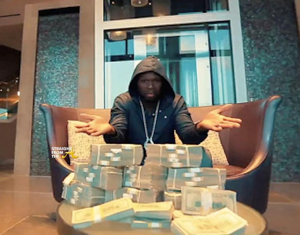 50 Cent с деньгами. Часы рэпера 50 Cent. 50 Cent банкротство. 50 Cent 2022 фото. Money go around money