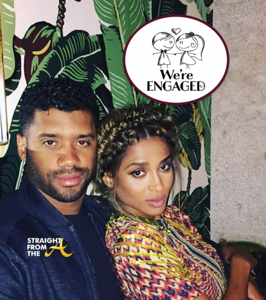 Ciara Russell Wilson Engaged 2016