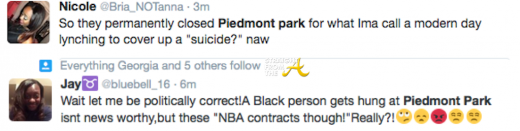 Piedmont Park Tweets