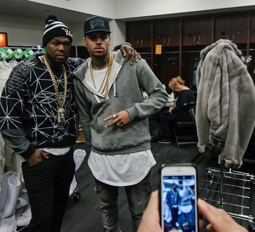 50 cent and chris brown