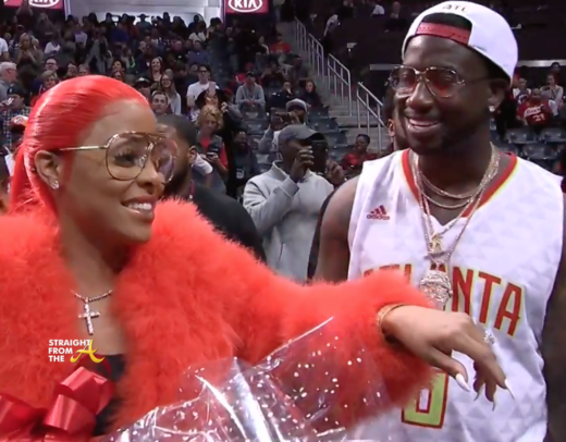 Gucci Mane Proposes to Keyshia Ka'oir During Atlanta Hawks Game… [FULL  VIDEO]  - Atlanta Entertainment Industry News & Gossip