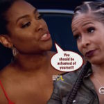 #RHOA Kenya Moore To Sheree Whitfield: “A Woman Who Has Been Abused Before Should Know Better…”