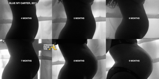BEyonce Baby Bump Pregnant With Blue 2011