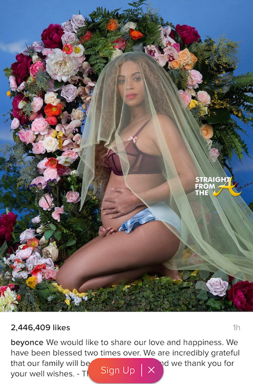 Beyonce Pregnant Twins 2017
