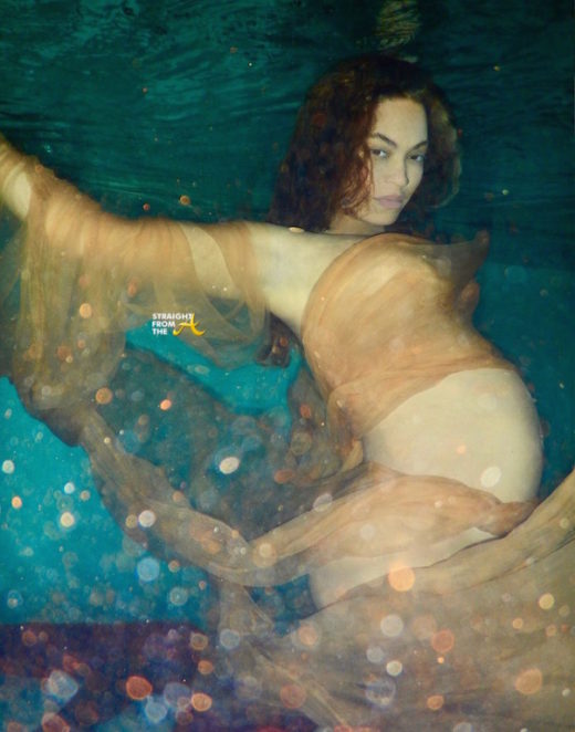 Beyonce underwater materinty shoot 1