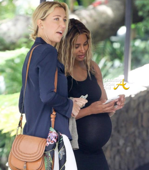 Quick Pics: Ciara Shows Off Baby Belly in Form Fitting Dress… (PHOTOS ...