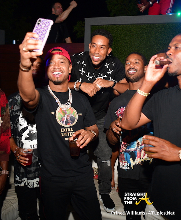 Club Shots: Michael B. Jordan, Jamie Foxx & More Party During Ludacris ...