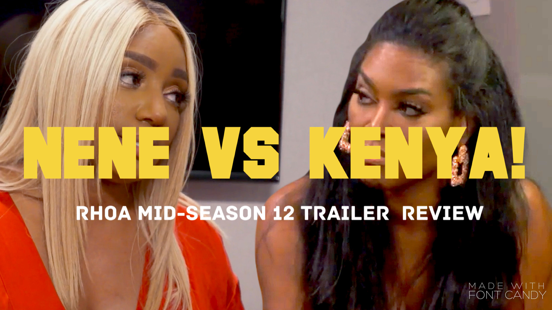 Nene Leakes vs. Kenya Moore! SPIT GATE!!! RHOA MidSeason 12 Trailer